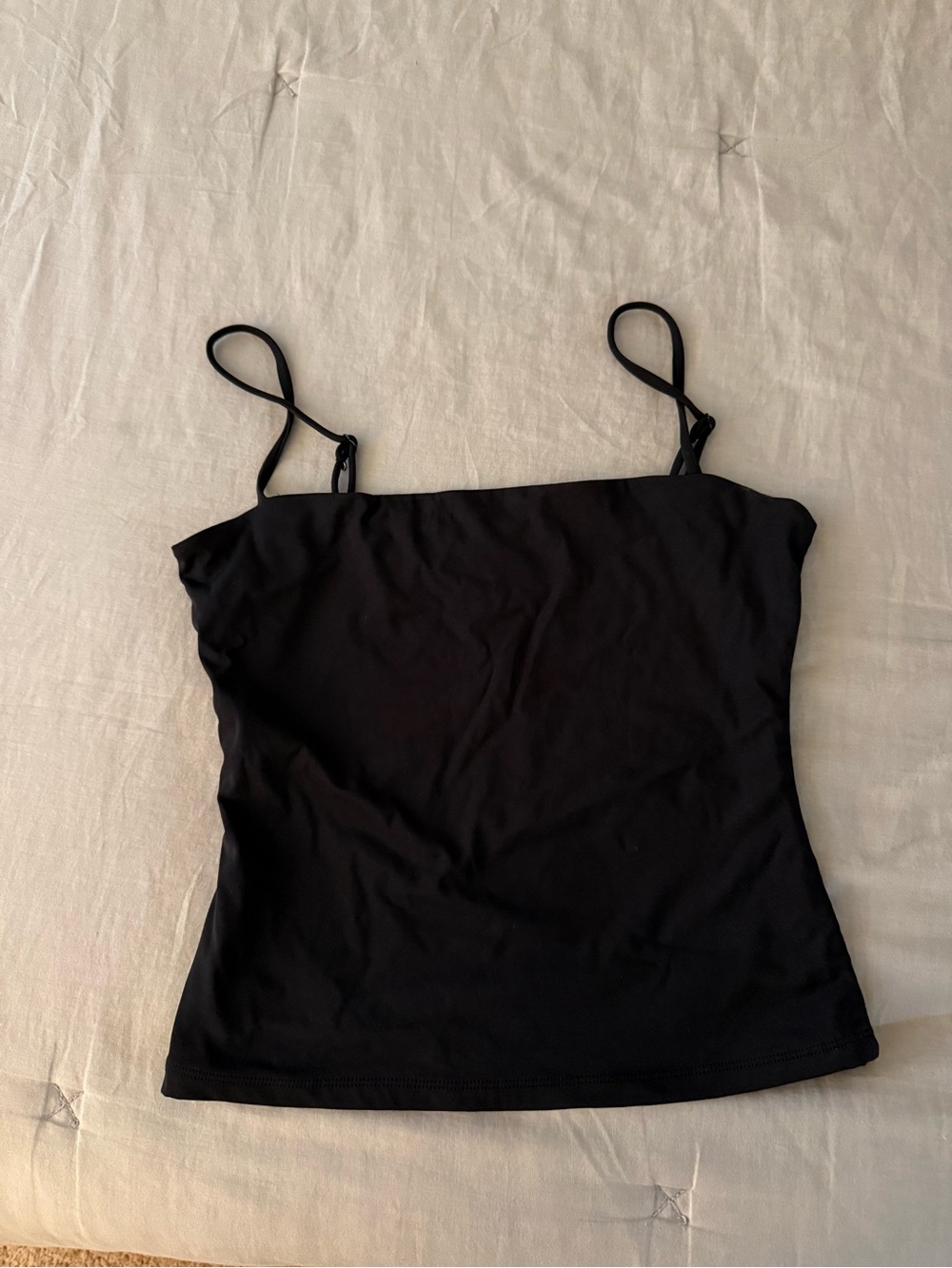 Black tank top